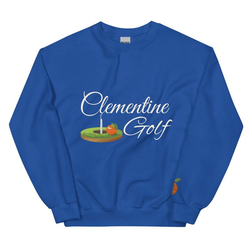 Clementine Golf Sweatshirt in Royal